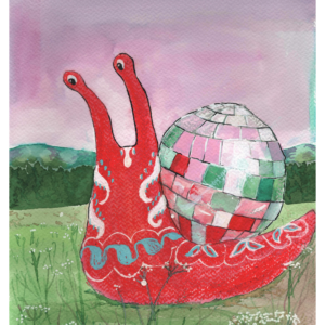 Dala Discosnigeln! - print 18x24